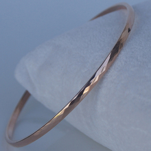 Pulseira clássica de tungstênio revestida em ouro rosa tecnologia 3mm de largura 2024 - compre barato