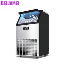 Beijamei-nova máquina de fazer gelo comercial automática, máquina elétrica para gelo, bar e cafeteria 2024 - compre barato