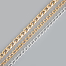 New Style Plated Silver/Light Gold Aluminum Chain Different Shape Chain For Necklaces Bracelet DIY Jewelry Findings&Craft Making 2024 - buy cheap