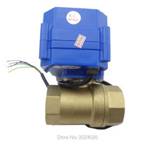 motorized ball valve 220v electrical valve 2 way motorized valve, DN20 (reduce port) 2024 - buy cheap