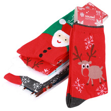 Новое поступление, 3 пары, женские зимние носки для карнавала, празднование года, рождественские подарки, теплые мягкие удобные хлопковые носки, носки 2024 - купить недорого