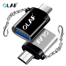 OLAF OTG Micro USB Cable Adapter For Xiaomi Redmi Note Samsung Android Charging Converter USB 2.0 Microusb OTG Cable Connector 2024 - buy cheap