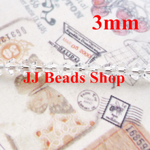 Free Shipping! 1500pcs/Lot Top Quality 5301 bicone bead 3mm crystal clear colour crystal bicone beads B130401 2024 - buy cheap