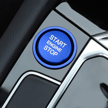 For VW Jetta MK7 Touran Magotan Passat B8 CC 2pcs Car Start Stop Engine Button Ring Sticker Cover 2024 - buy cheap