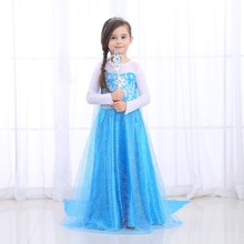 Детское фатиновое платье принцессы на вечеринку, свадьбу, костюм Снежной Королевы принцессы с накидкой, костюм для косплея на Хэллоуин, 10 лет 2024 - купить недорого