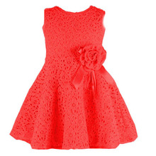elegant girls Formal dresses lace bow party princess dress sleeveless baby kids costume 2024 - buy cheap