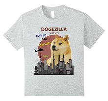 Camiseta gris de algodón de gran 100%, camisa de DOGE MEME, Shiba Inu, divertida, a la moda, 2019 2024 - compra barato