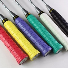 Embalagem para raquete de tênis 6 peças, filme perfurado, antiderrapante, super pu, adesivo para badminton, pacote em rolo 2024 - compre barato