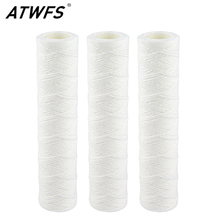 ATWFS Water Purifier 3pcs x 10" String Wound Filter Cartridge 5micron PP Cotton Filter Sedmient Filter 2024 - buy cheap
