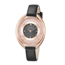 Bling Diamond Watch Women Minimalism Rose Gold Womens Quartz Watches Cagarny Vogue Leather Ladiess Dress Wristwatch Female Gifts 2024 - buy cheap