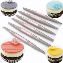 6Pcs/set Fondant Cake Sugar Soft Tip Shapers Modelling Tool Cakes Cupcake Decorating Flower Modelling Craft Clays Tools 2024 - buy cheap