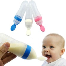 1 PCS Baby Infant Newborn Toddler Silica Gel Feeding Bottle Spoon Food Supplement Rice Cereal Bottles 2024 - buy cheap