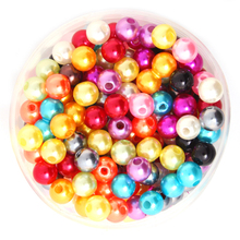 Hot Fashion 8mm 150pcs/lot Round Pearl Imitation Random Mix Colors Plastic Pearl Beads for DIY jewelry BSG01-03 2024 - buy cheap