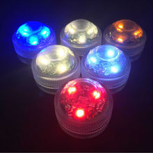 Kitosun 10 peças/1 controle remoto subaquático, submersível, controle remoto, vela rgb, luzes de festas, vasos de flores, decoração, luzes led 2024 - compre barato