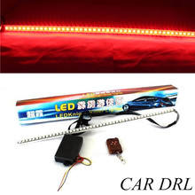 newest car LED strip light kit with remote controller RGB car light knight LED Rider 1PC 56cm 5050SMD LED 7color 130 model 2024 - buy cheap