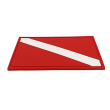 Красный, белый ПВХ Подводное флаг для дайвинга патч Diver Down флага значок Шестерни Замена аксессуары 2024 - купить недорого