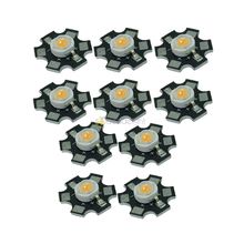 50pcs 3W Full Spectrum 400nm-840nm Plant Grow Light LED Chip , 45mil Plant Lights Broad Spectrum Light Source with 20MM PCB 2024 - buy cheap