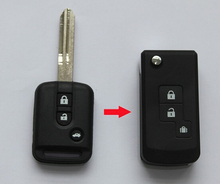 3 Buttons Replacement Modified Flip Folding Remote Key Shell Case For Nissan Elgrand Fob Key Cover 2024 - buy cheap