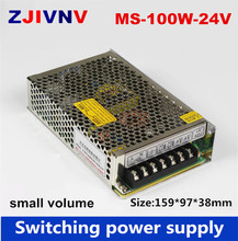 Fuente de alimentación Salida DC LED, convertidor de pequeño volumen smps (MS-100-24), 100W, 24V, 4.2A, 220V, CA, 24V 2024 - compra barato