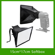 Refletor softbox dobrável para câmeras dslr, acessórios para estúdio de fotografia externo universal, 15cm * 17cm, refletor para todas as câmeras dslr 2024 - compre barato