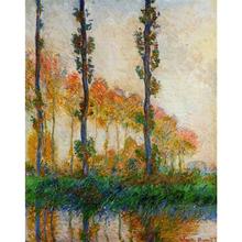 High quality Claude Monet paintings The Three Trees, Autumn oil on canvas hand-painted Home decor 2024 - buy cheap