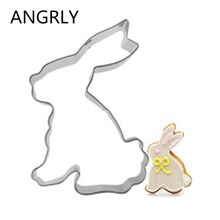 Stainless Steel Rabbit Fondant Cutter Toy Kitchen Sale Egg Cake Mold Biscuit Cookie Knife Biscuit Stamp Tools For Kitchen Tools 2024 - buy cheap