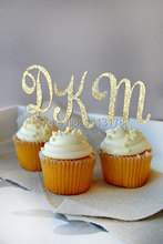 Initial Letter Cupcake Toppers  Party Picks  Toothpicks - Food Picks  wedding baby shower birthday party favors 2024 - buy cheap