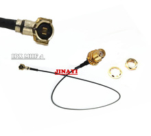 Соединительный кабель IPX MHF4 U.FL к SMA Гнездовой гайки, соединительный кабель Pigtail 0,81 мм 10 см, 10 шт. 2024 - купить недорого