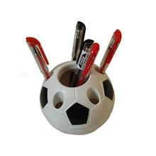 1pcs Popular Business Office Ornaments Creative Multifunction Soccer Shape Pen Holder Fashion Office Desk Storage Accessories 2024 - buy cheap