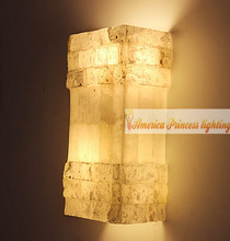 Spain marble wall lamp living room hallway hallway study bedroom bedside wall lamps, size: 30 * 15 * 10CM, E27, AC110-240V. 2024 - buy cheap