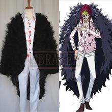 Free Shipping One Piece Cosplay Donquixote Rosinante Corazon Cosplay Costume All Size 2024 - buy cheap