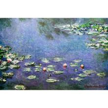 Paisajes de arte acuarelas de Claude Monet pinturas al óleo lienzo de alta calidad pintado a mano 2024 - compra barato