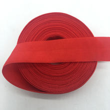 Tira de encaje rojo para costura, banda elástica de licra, 20mm, 3/4 pulgadas, 5 yardas/lote 2024 - compra barato