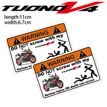 KODASKIN Motorcycle Cheap Creative Warning Sticker Decal for Aprilia Tuono V4 2024 - buy cheap