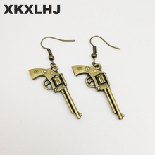 XKXLHJ New Gothic Metal Gun Earrings, Grab Earrings, Charm Earrings, Gifts For Her, Boho Earrings 2024 - buy cheap