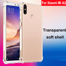 Luxury Shockproof Clear Soft Case Capa For Xiaomi Mi A2 Phone Cases Airbag drop Silicone Back Cover 5.99'' For Mi A2 MiA2 Shell 2024 - buy cheap
