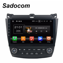 7 Android 8.0 Para Honda ACCORD 2003-2006 2007 TDA7851 8 4GB RAM core 32G Carro DVD jogador GPS Glonass RDS Radio wifi rádio do carro 4.0 2024 - compre barato