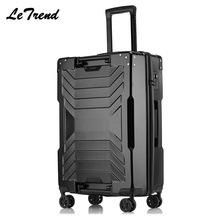 Новая застежка-молния из АБС-пластика, багаж размером 20/24/29 дюйма, высококачественный багаж на колесах, фирменный туристический чемодан на в... 2024 - купить недорого