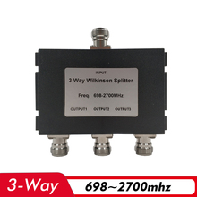 Divisor de potencia de 3 vías, 698 ~ 2700MHz, divisor de fuente de alimentación hembra, 2G, 3G, 4G, repetidor amplificador de señal móvil, Cable de antena 2024 - compra barato