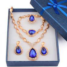 Fashion 2015 nigerian wedding african beads jewelry sets ,Waterdrop Earrings for Women dubai jewelry set wedding accessories 2024 - buy cheap