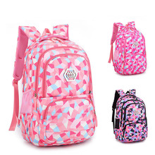 2019 новые модные школьные ранцы для девочек, водонепроницаемый легкий школьный рюкзак для девочек, детские дорожные рюкзаки с принтом «гусиные лапки» 2024 - купить недорого