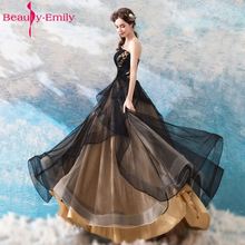 Beauty Emily Hot sale Beads Lace Evening Dresses 2018 Long Sweetheart Sleeveless Backless Zipper Formal Ocaasion Party Dresses 2024 - buy cheap