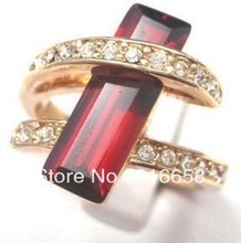 Free shipping@@HOT!Beautiful new lady's ring Size:6#~9# 2024 - buy cheap