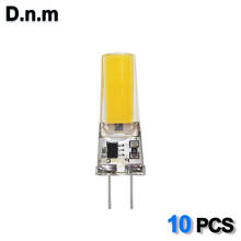 D.N.M 10pcs/lot Led Lamp Bulb COB G4 2508 AC/DC 12V 220V 3W 6W 360 Beam Angle Replace Halogen Led Lamp Chandelier Lights Bulb 2024 - buy cheap
