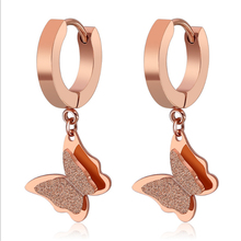 New Arrival Punk Stainless Steel Cute Animal Ear clip for Women & Men Butterfly Ear Stud Earrings Piercings Fashion Jewelry 2024 - buy cheap