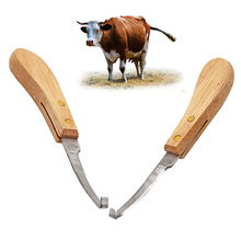 Фермерский нож для скота, лошади, ножницы для правой руки, двойной край, ветеринарный, для овец, коз, свиней, кастрация, инструмент для обрезки ног животных 2024 - купить недорого