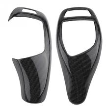 New 2pcs Carbon Fiber Gear Shift Knob Cover Trim for BMW F20 F30 F31 F34 1 2 3 4 5 Series Left Hand Drive 2024 - buy cheap