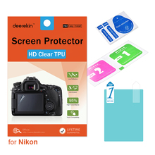 Deerekin HD Soft TPU Screen Protector w/ Top LCD Film for Nikon D850 D750 D780 Digital Camera 2024 - buy cheap
