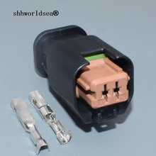 Shhworldsea-cabo conector de fiação elétrica para peugeot citroen, 2/5/10/30/50, 2 pinos, sensor do carro, automóvel 2024 - compre barato