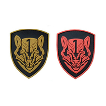Coyote Wolf Wolves PVC Patch PVC Patches Military Tactical Armband Rubber Badge Badges For Clothing Jacket Backpack Bag Cap 2024 - buy cheap